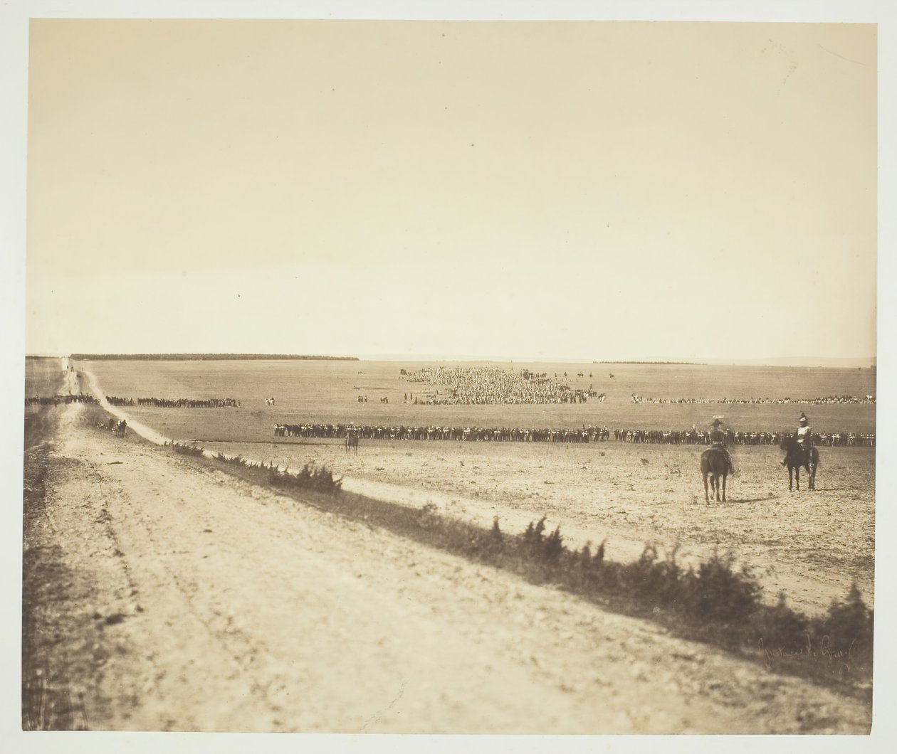 Manœuvres, Camp de Châlons - Gustave Le Gray