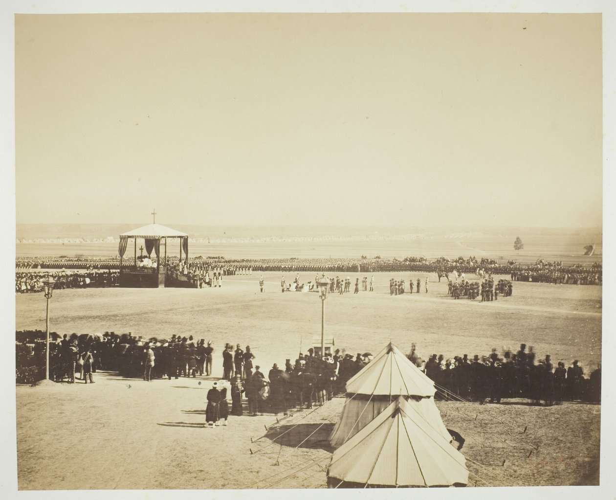 Messe, Camp de Châlons - Gustave Le Gray