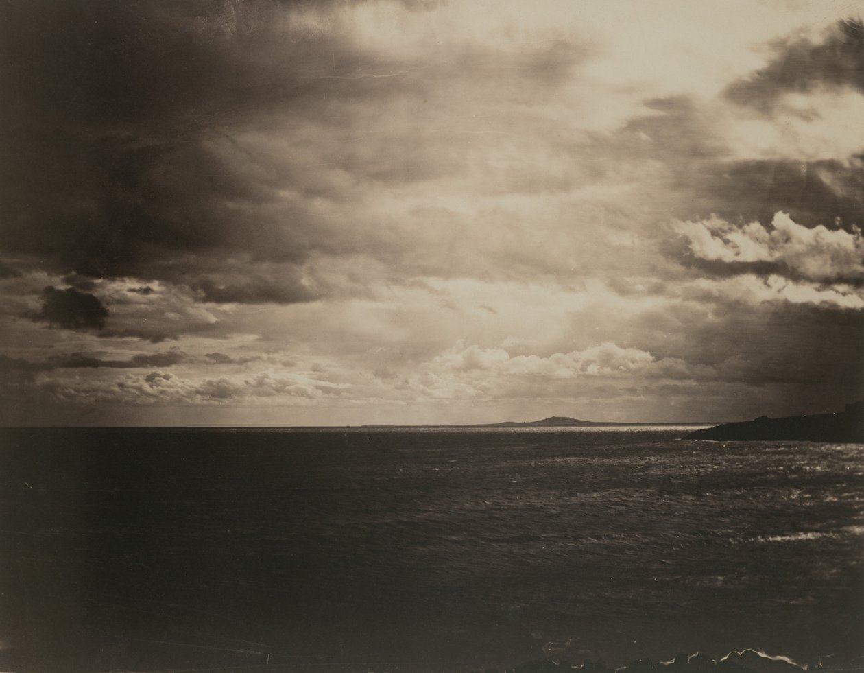 Méditerranée avec le mont Agde - Gustave Le Gray