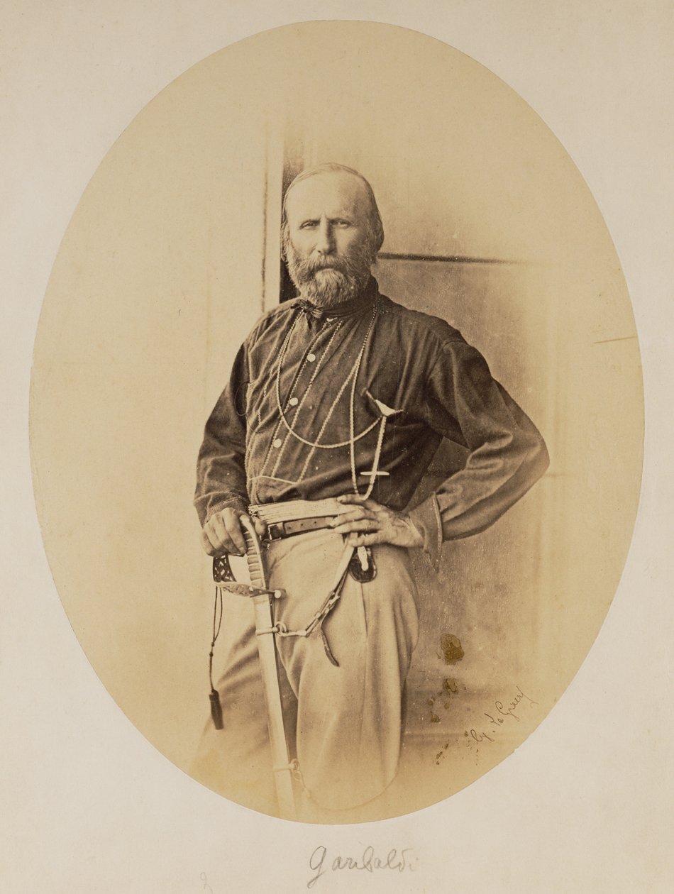 Portrait de Giuseppe Garibaldi - Gustave Le Gray