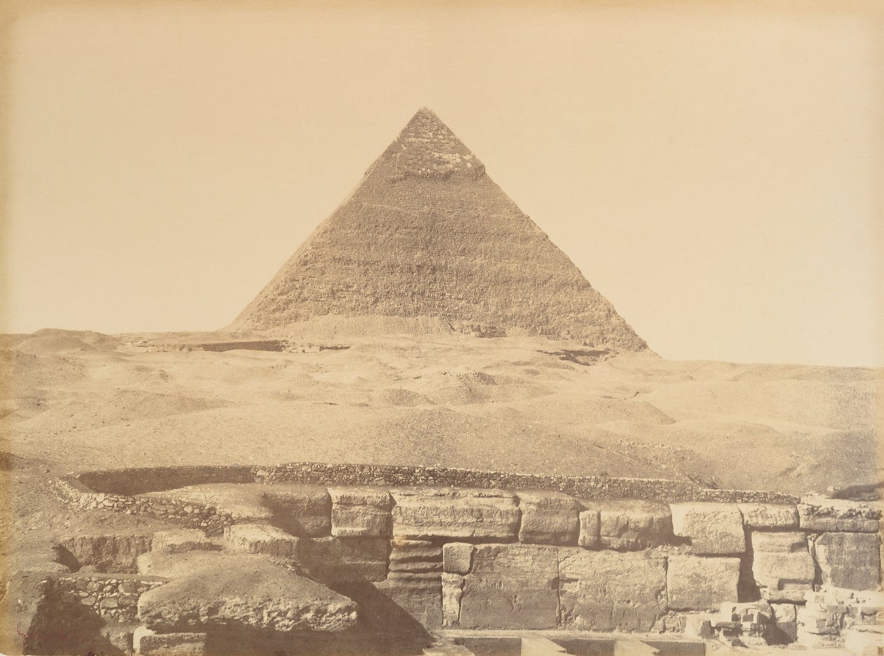 Pyramides de Gizeh - Gustave Le Gray