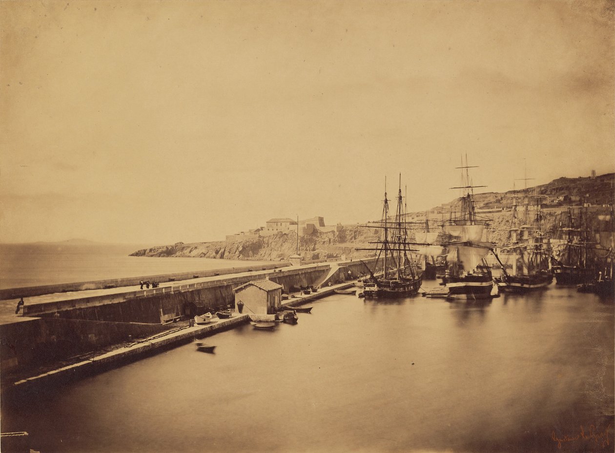 [Navires au port, Sète] - Gustave Le Gray