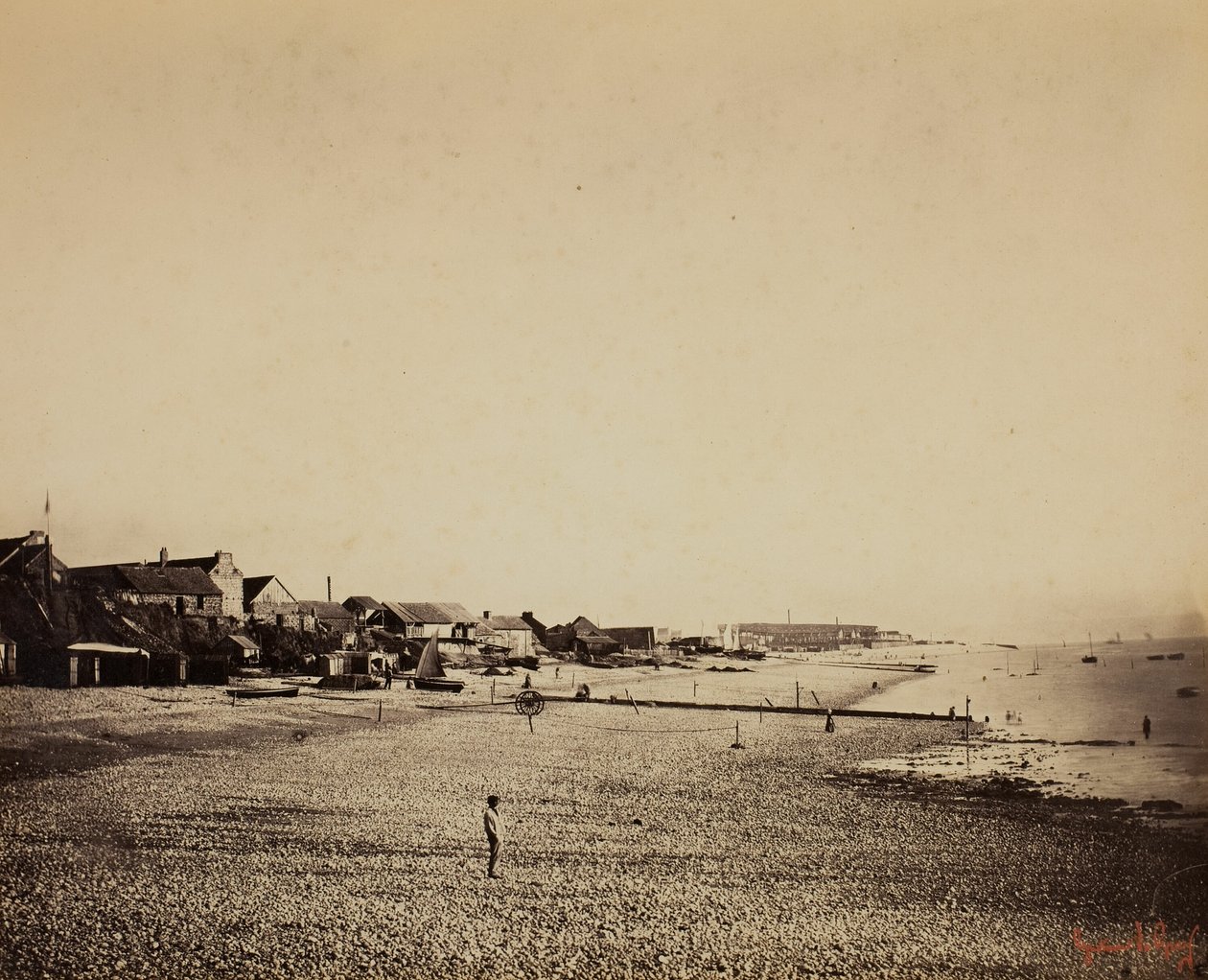 La Plage à Sainte-Adresse - Gustave Le Gray