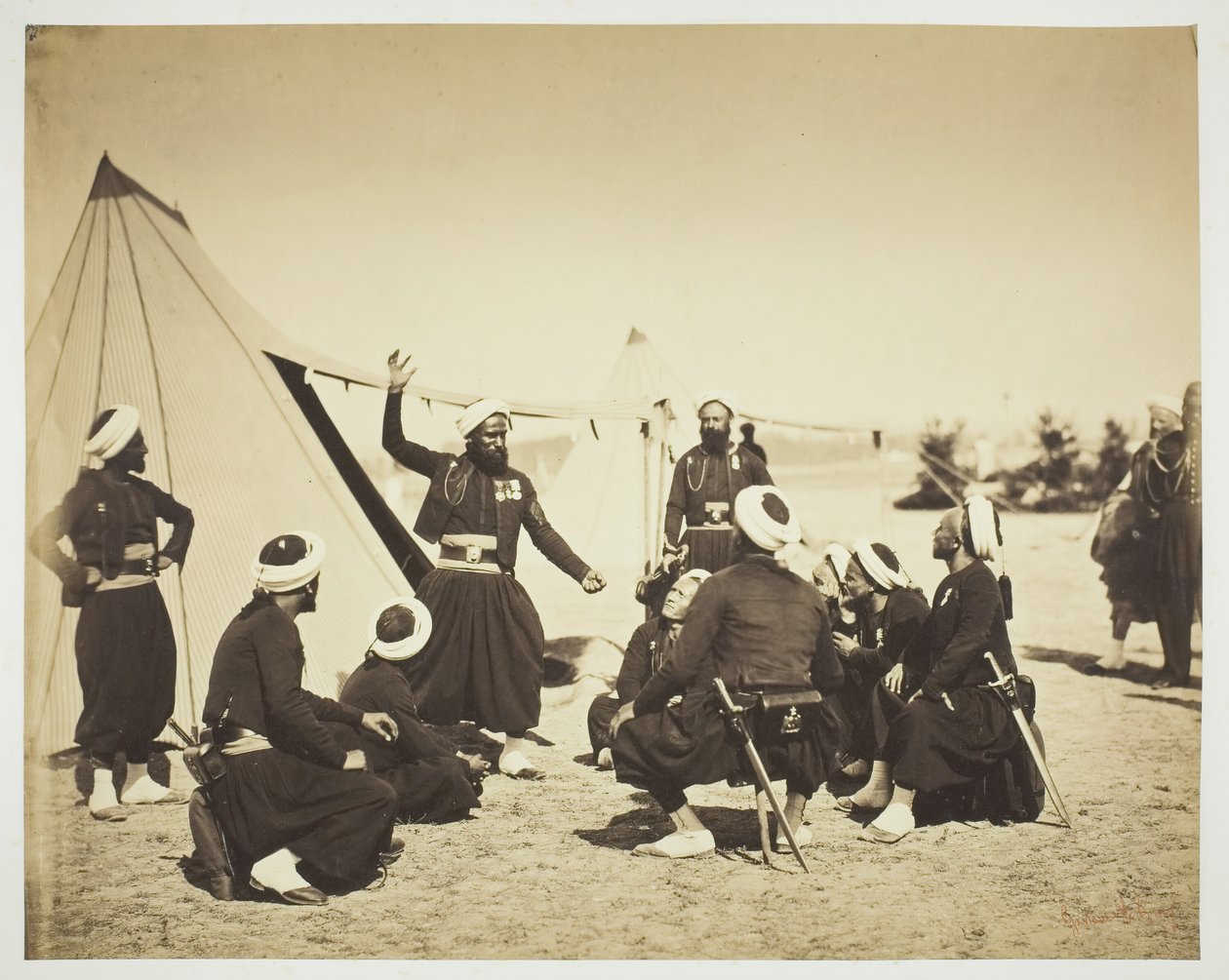 Le conteur zouave Le récit, 1857 - Gustave Le Gray