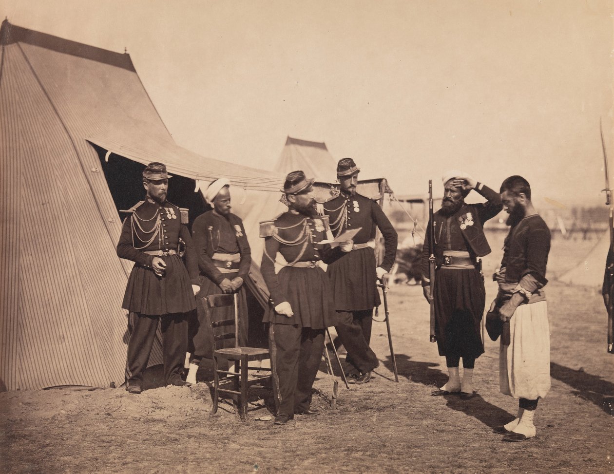 [Zouaves, Camp de Châlons] - Gustave Le Gray