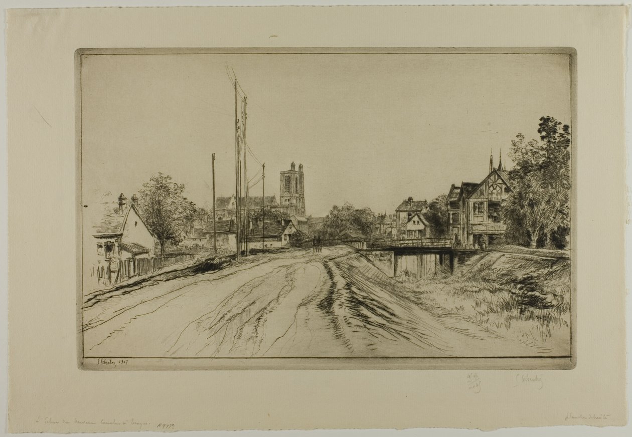 Écluse du Nouveau Canal, Troyes - Gustave Leheutre