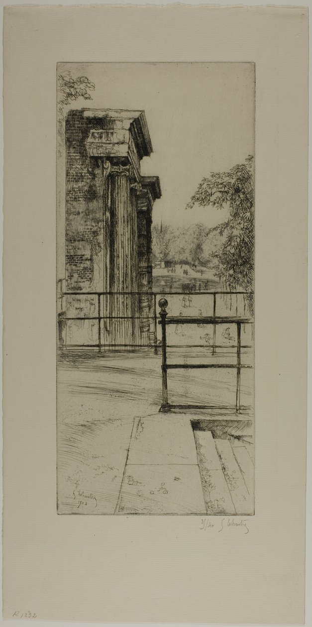 Ruines des anciennes Tuileries, Paris - Gustave Leheutre