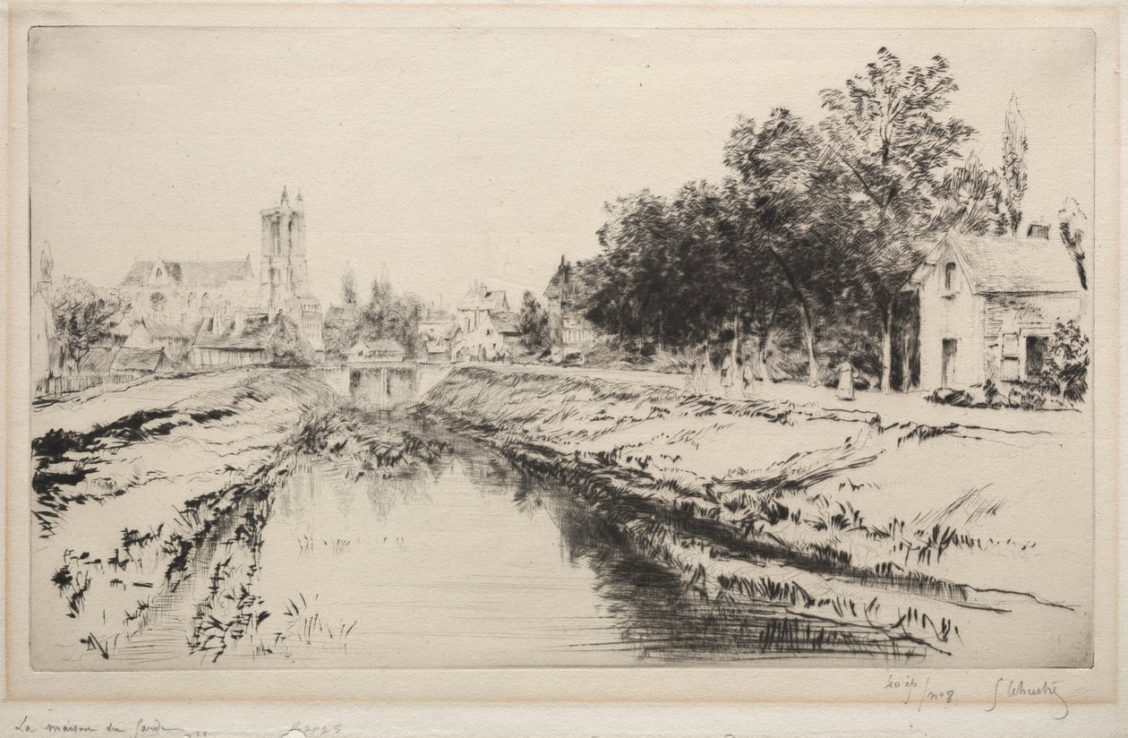 La guérite, Troyes - Gustave Leheutre