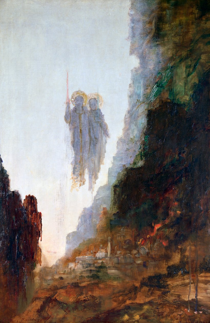 Les Anges de Sodome, c1846-1898 - Gustave Moreau