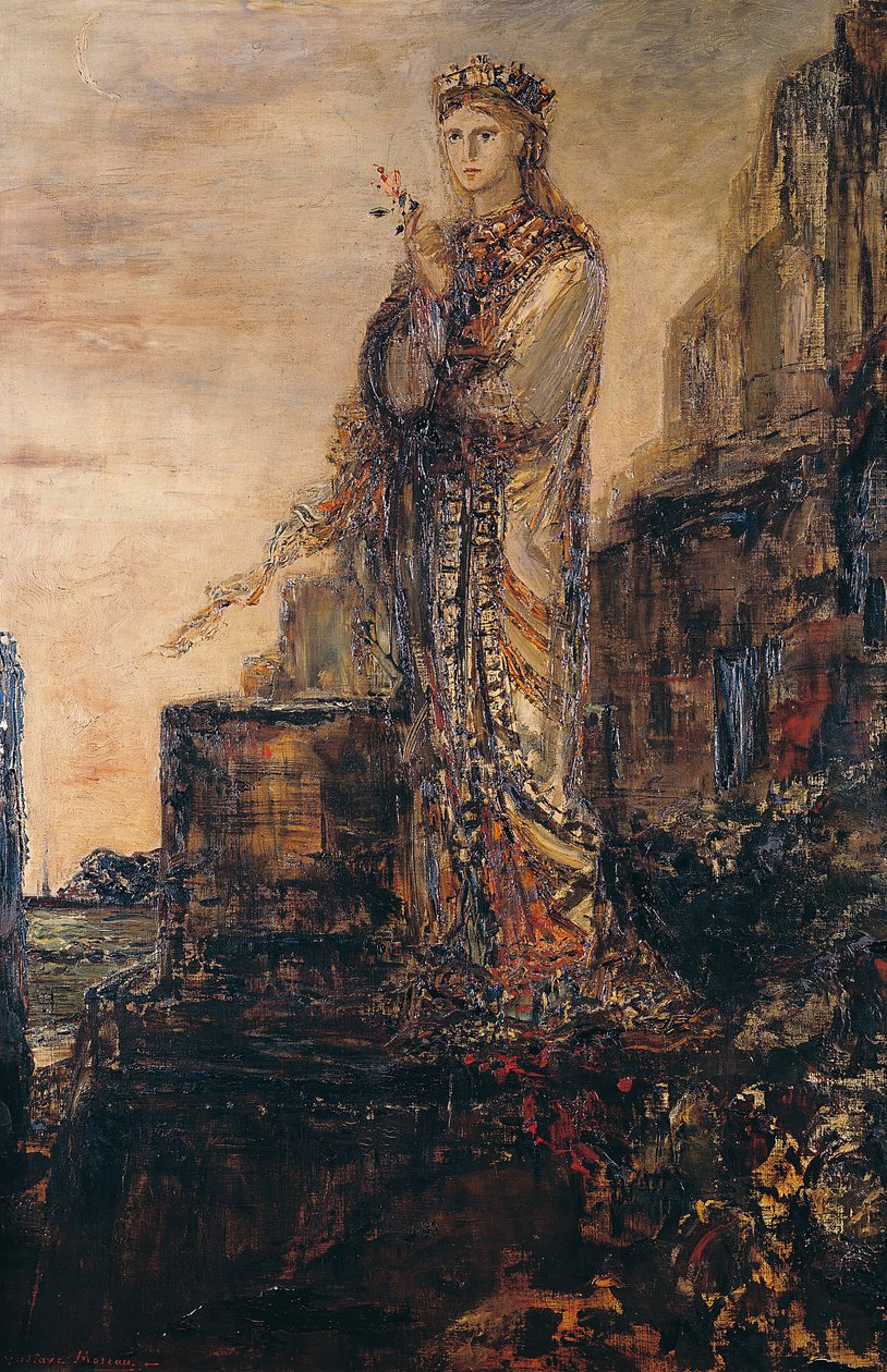 Hélène sur les remparts de Troie - Gustave Moreau
