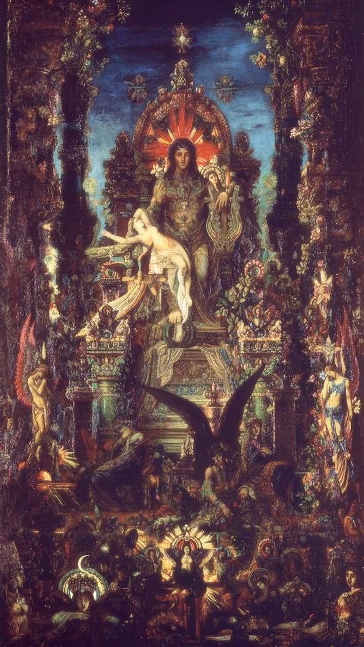 Jupiter et Sémélé - Gustave Moreau
