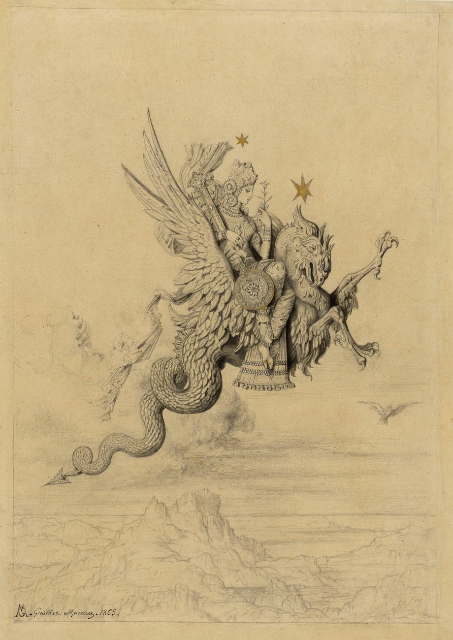 La Peri (Sujet mythologique) - Gustave Moreau