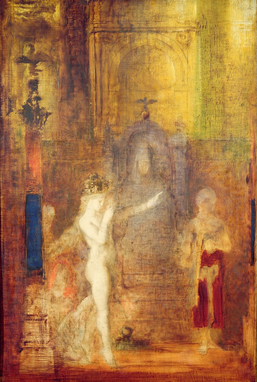 Salomé dansant devant Hérode, vers 1876 - Gustave Moreau