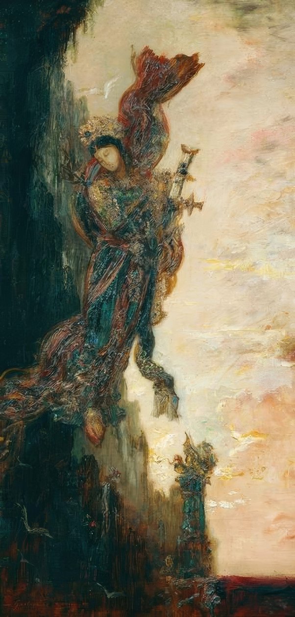 Sapho tombant - Gustave Moreau