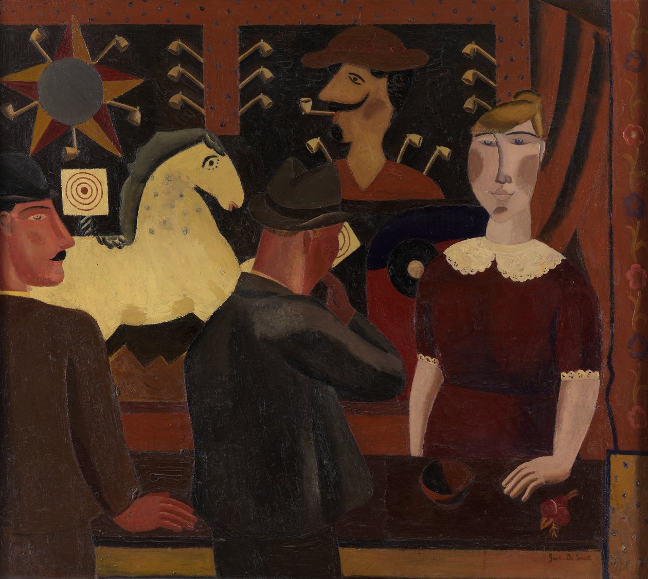La Galerie de tir - Gustave de Smet