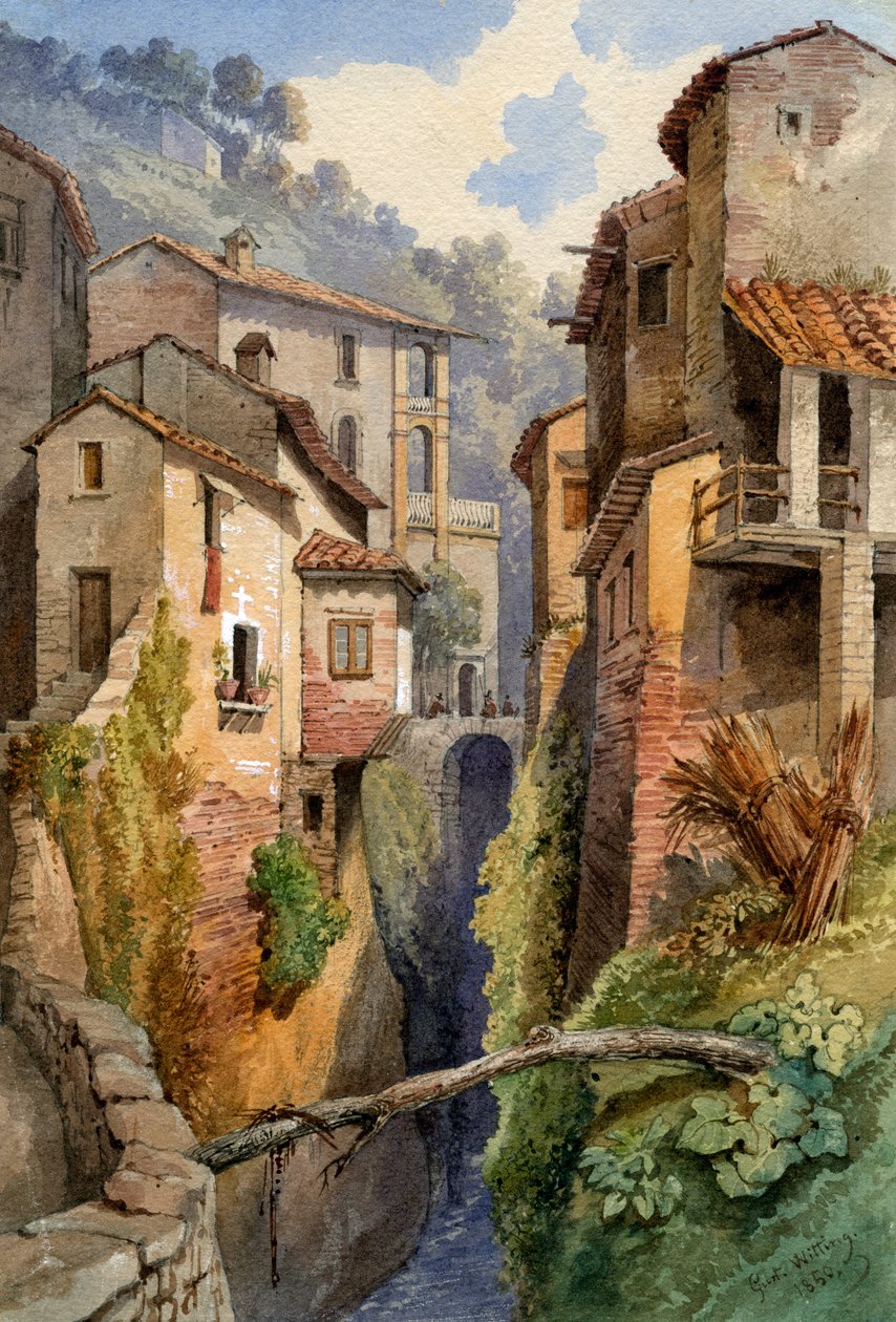 Lucca, Toscane, Italie, 1850 - Gustavo Witting