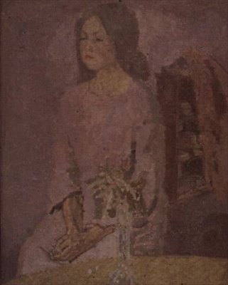 Fille en rose, c.1918 - Gwen John