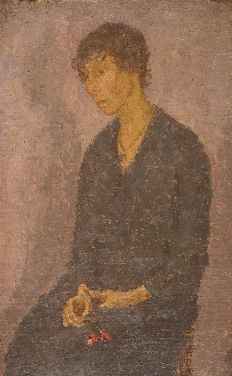 Femme tenant une fleur - Gwen John