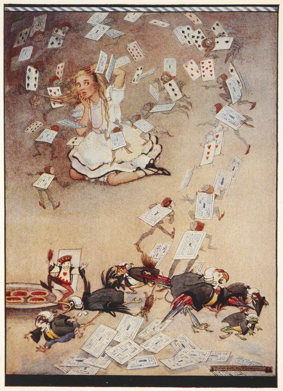 Alice et la pluie de cartes - Gwynedd M. Hudson