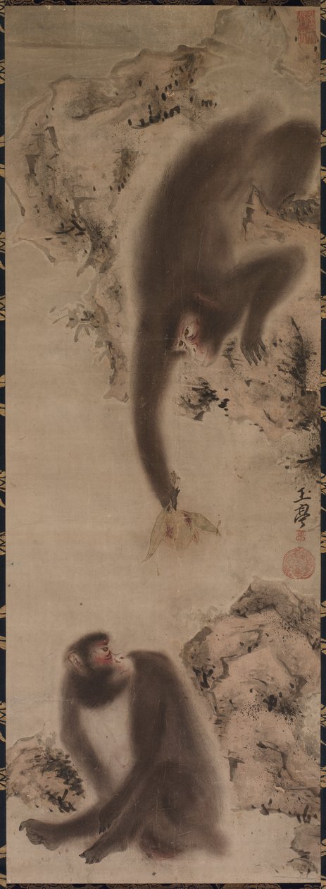 Singes, vers 1800 - Gyokutei Katsu