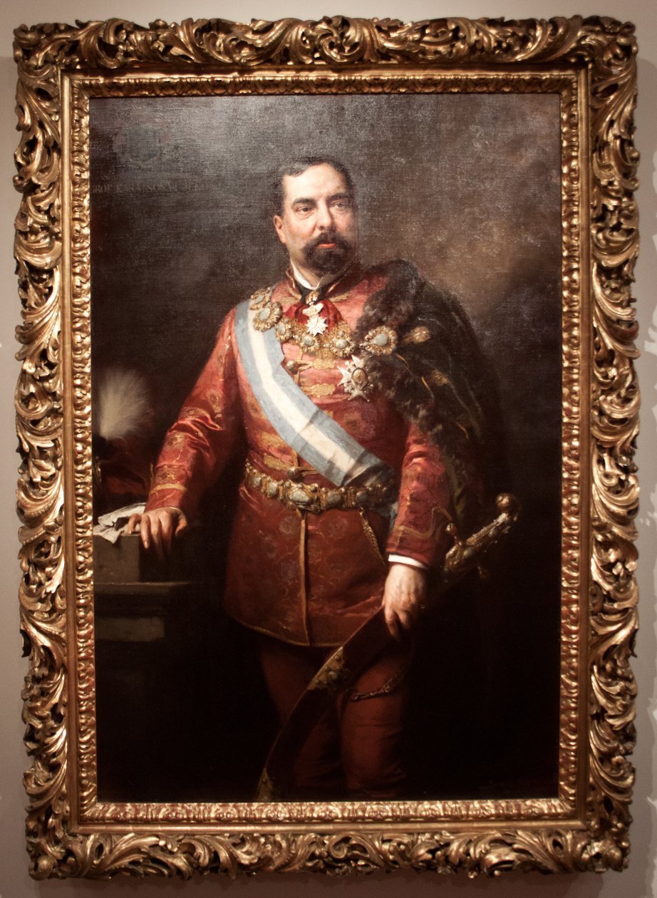 Portrait de Jeno Karatsonyi - Gyula Benczúr