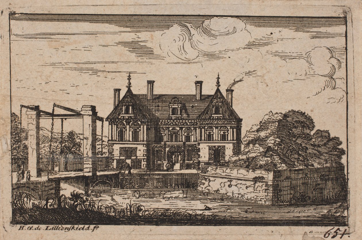Un manoir - H.G. de Lillienskjold