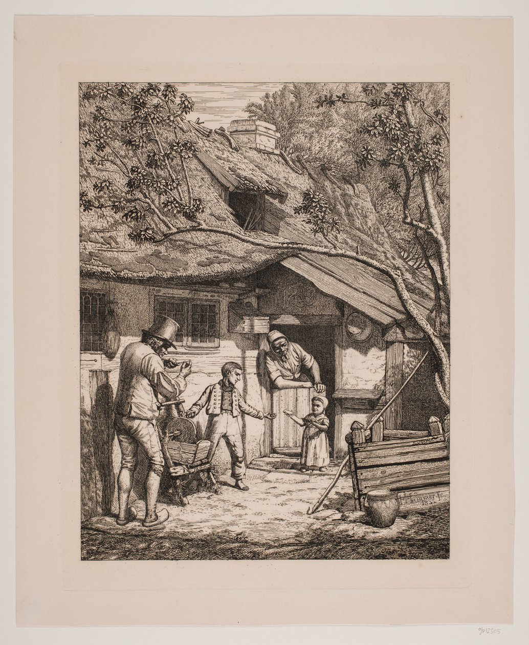 Famille de paysans - H.J. Hammer