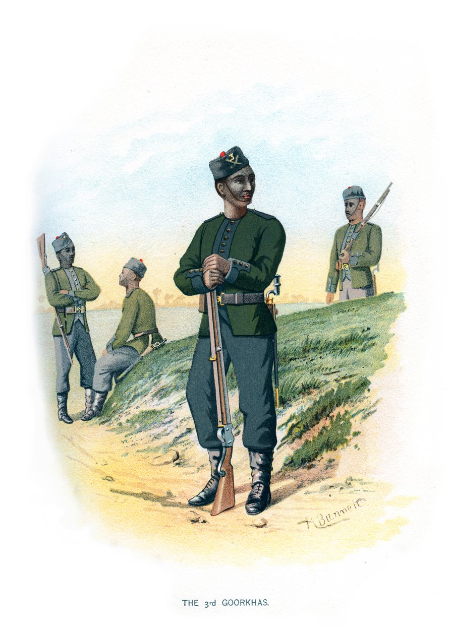 Les 3e Goorkhas - H. Bunnett