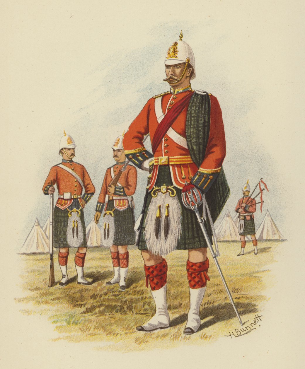 Les 5e Royal Scots du Canada, Montréal - H. Bunnett