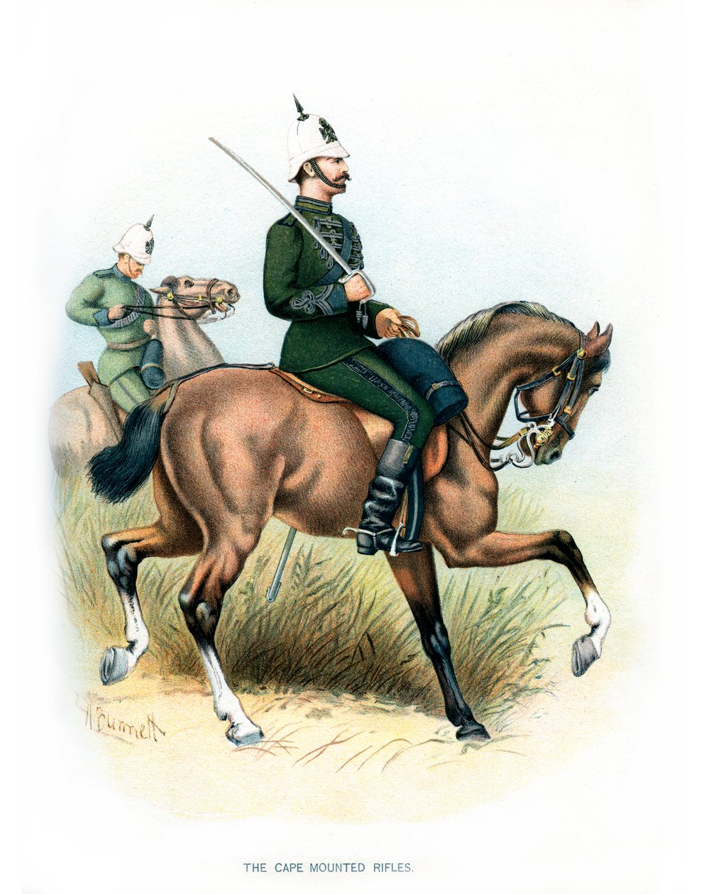 Les Cape Mounted Rifles, c1890 - H. Bunnett