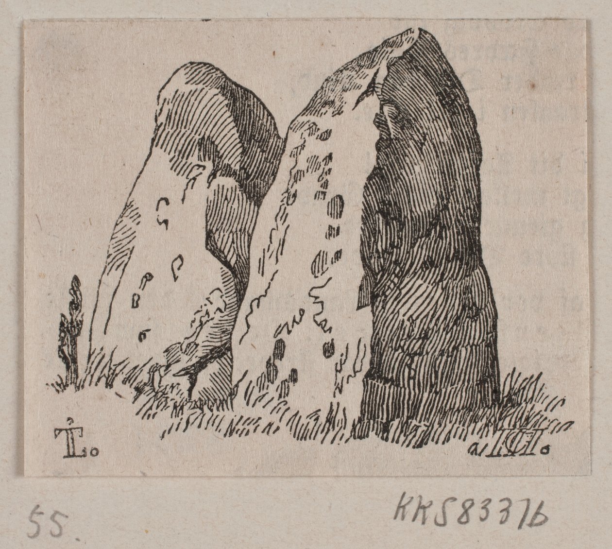 Illustration pour "Monuments de pierre" - H. C. Henneberg