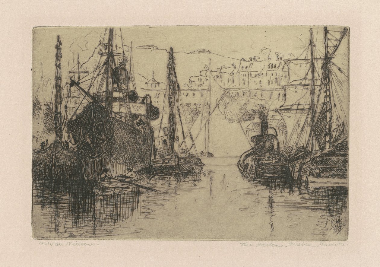 Le port, Québec, Canada - H. Ivan Neilson