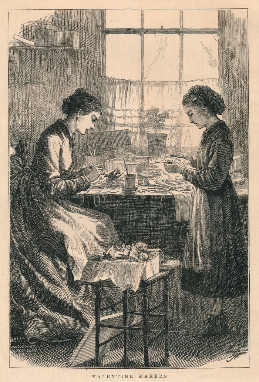 Fabricants de valentins, 1875 - H. Johnson