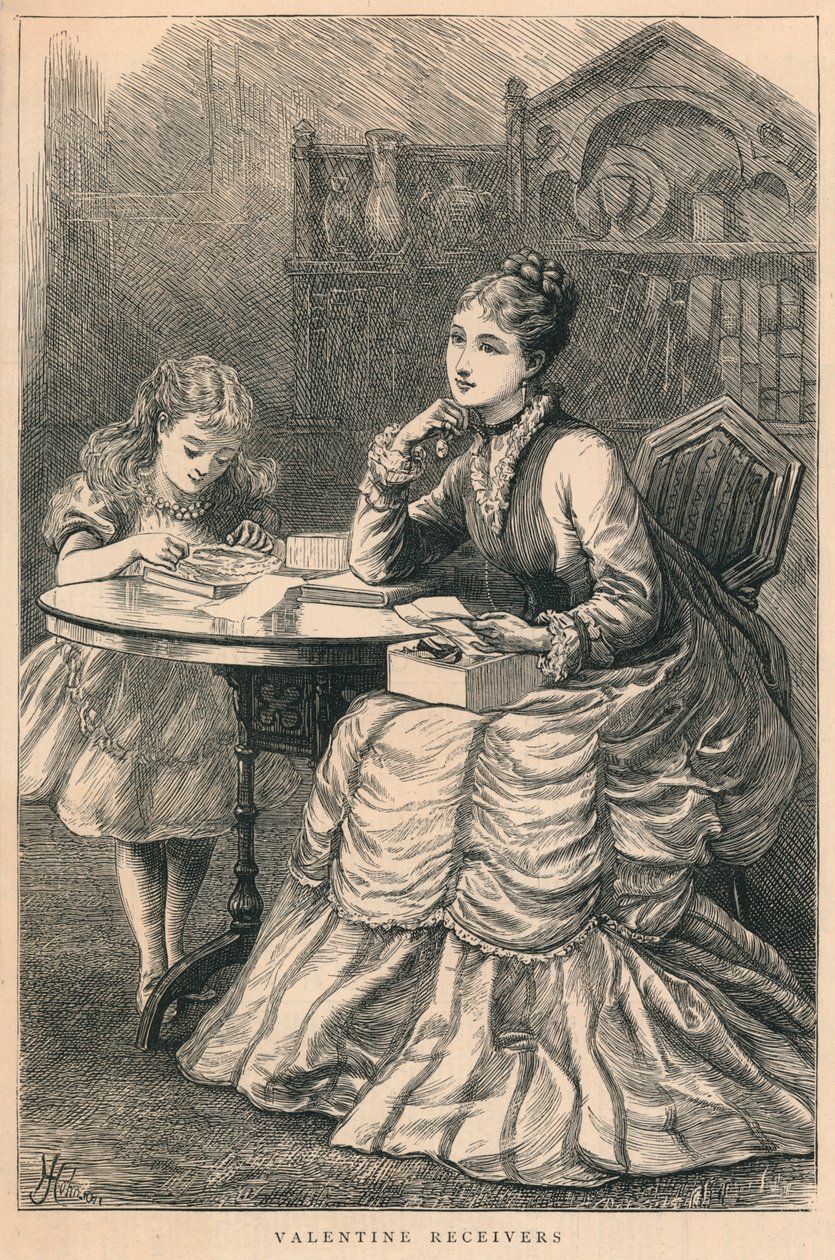 Récepteurs de la Saint-Valentin, 1875 - H. Johnson