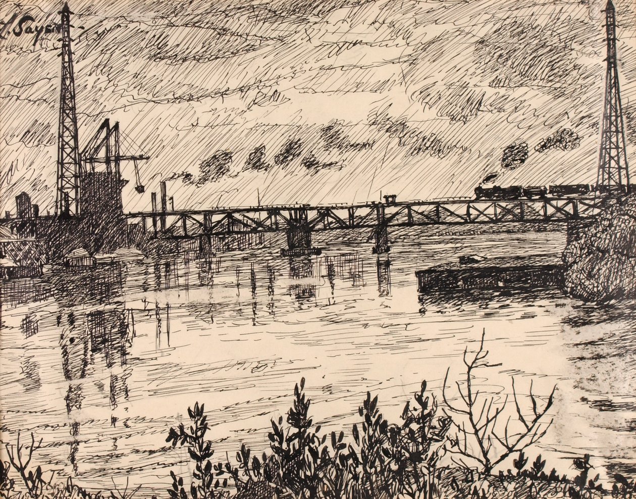 Schuylkill no. 3 - H. Lyman Sayen