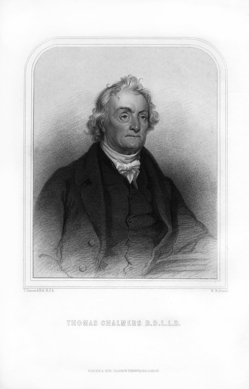 Thomas Chalmers, théologien écossais, 1870 - H. Robinson