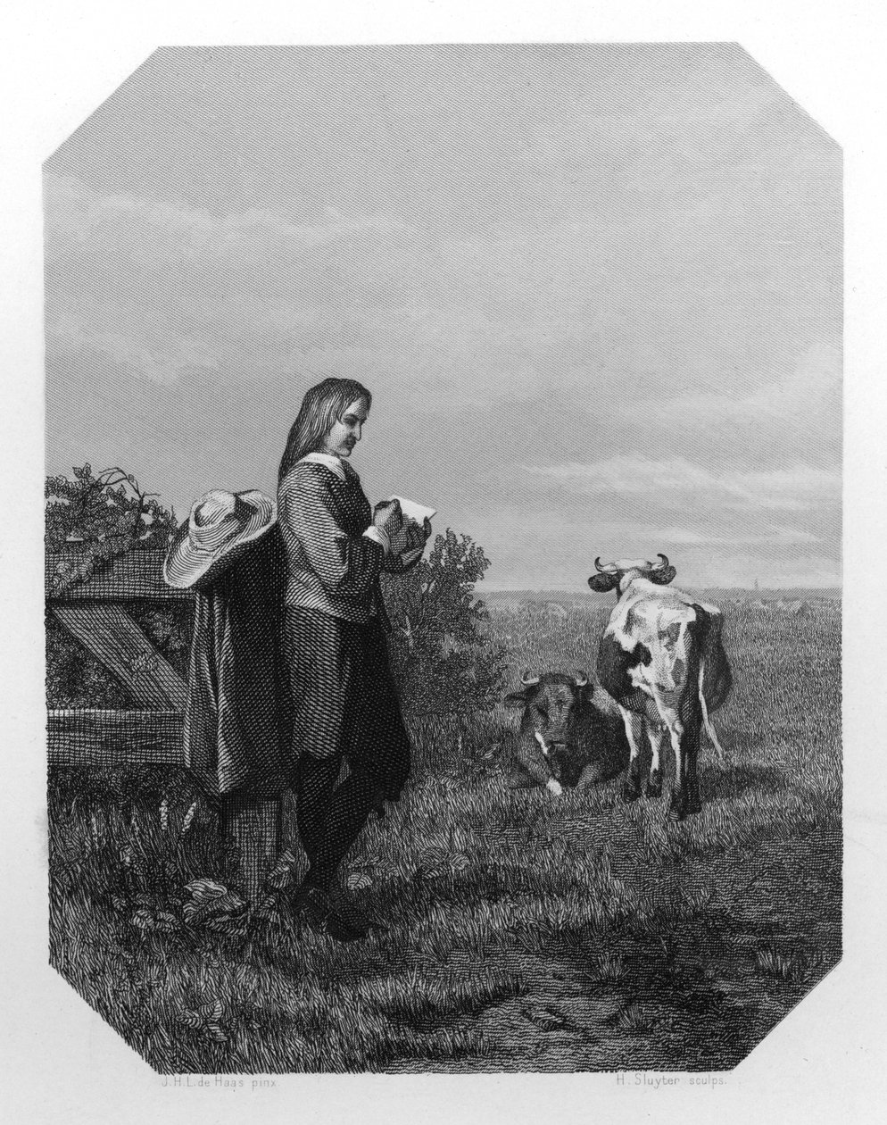 Paulus Potter, peintre néerlandais du 17e siècle, vers 1870 - H. Sluyter
