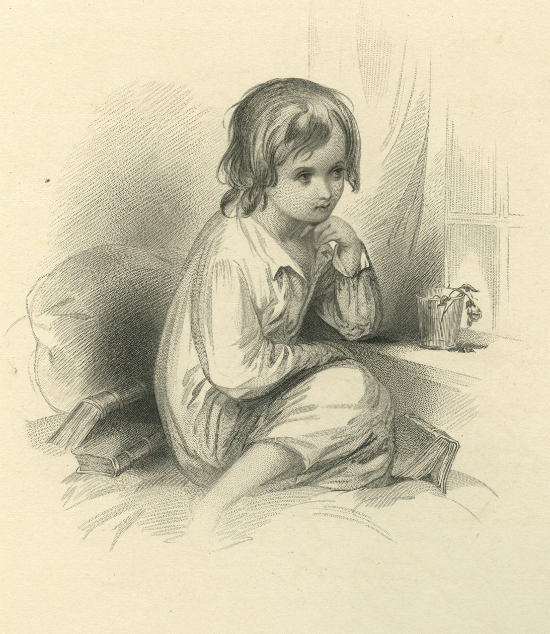Dombey et Fils - Petit Paul Dombey - Hablot Knight Browne