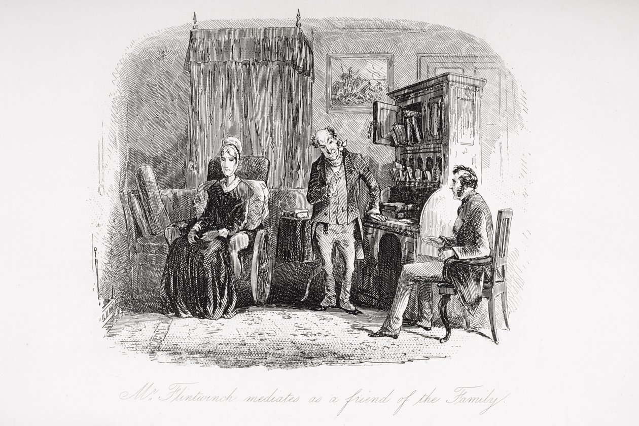 M. Flintwinch médite en tant qu