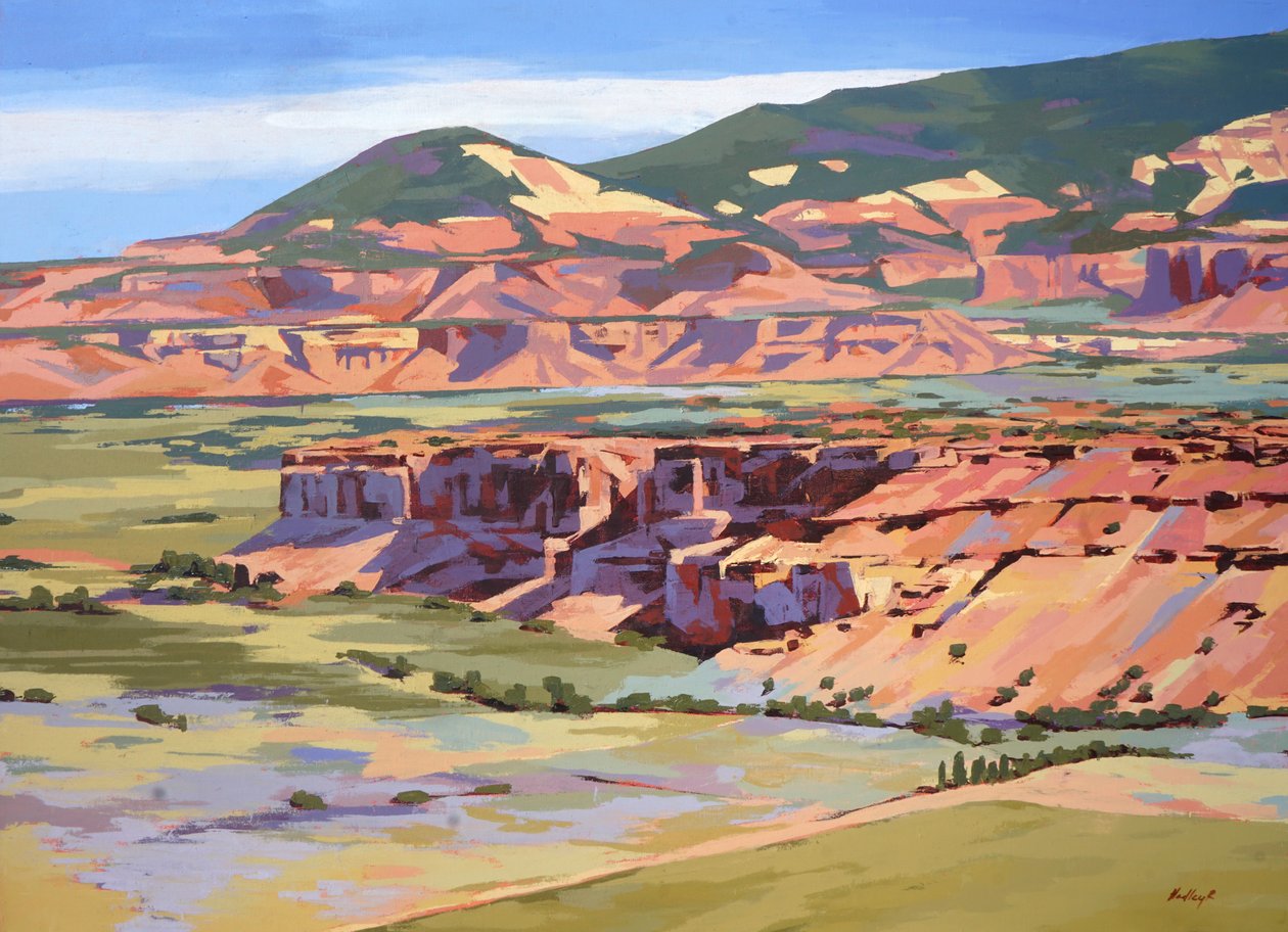 Torrey Overlook, 2024 (huile sur toile) - Hadley Rampton