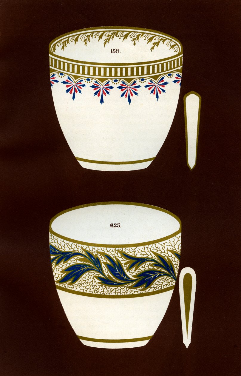 Motifs de Derby, 1876 - Hall and England
