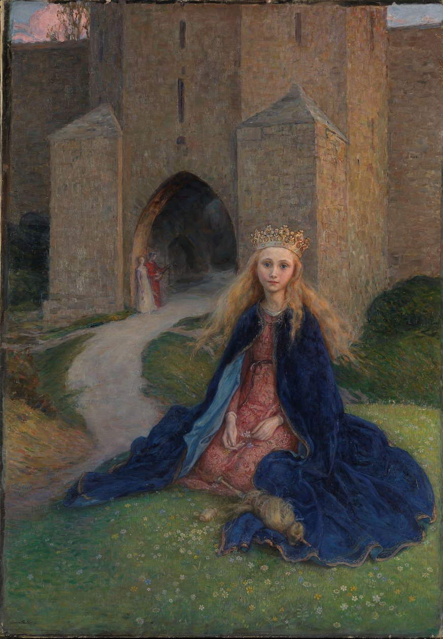 Princesse avec un fuseau, 1896 - Hanna Pauli
