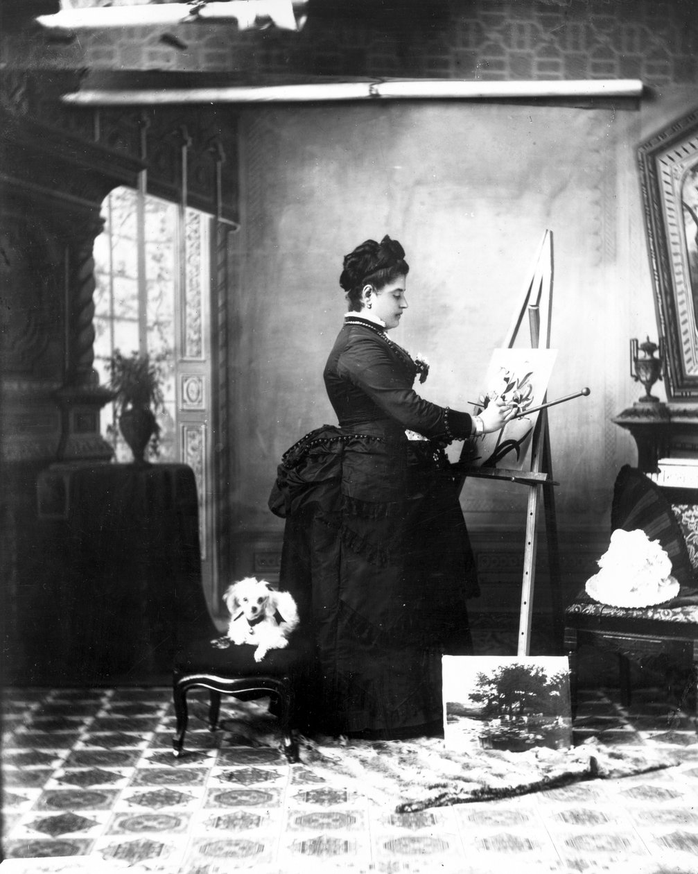 Mme Carlo Bossi, années 1890 (photo nb) - Hannah Maynard