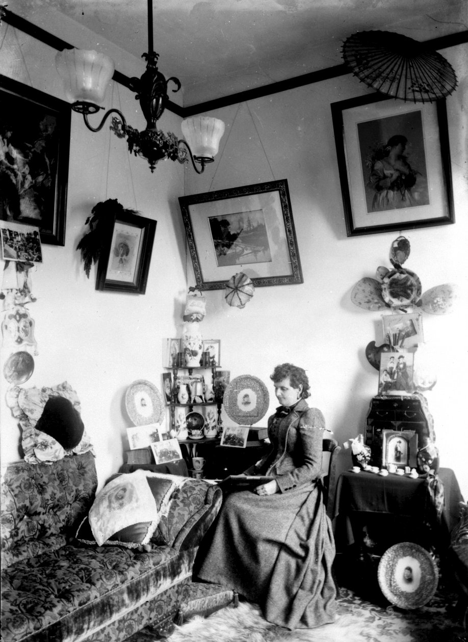 Hannah Maynard à la maison, vers 1890 - Hannah Maynard