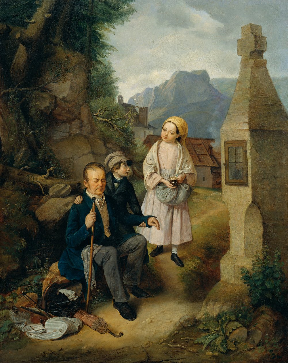 Le violoniste aveugle - Hanns Gasser