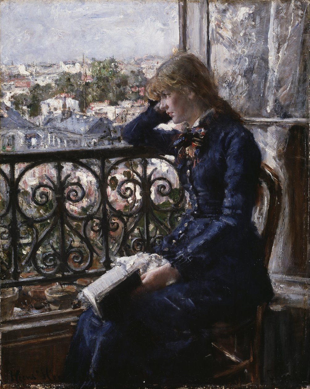 À la fenêtre - Hans Olaf Heyerdahl