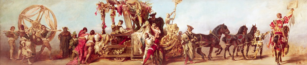 Conception pour le défilé du jubilé de l