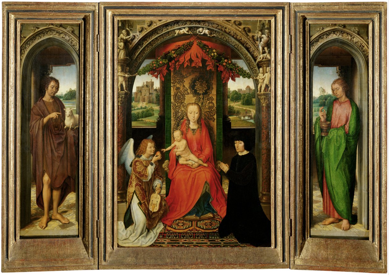 Petit triptyque de Saint Jean-Baptiste - Hans Memling