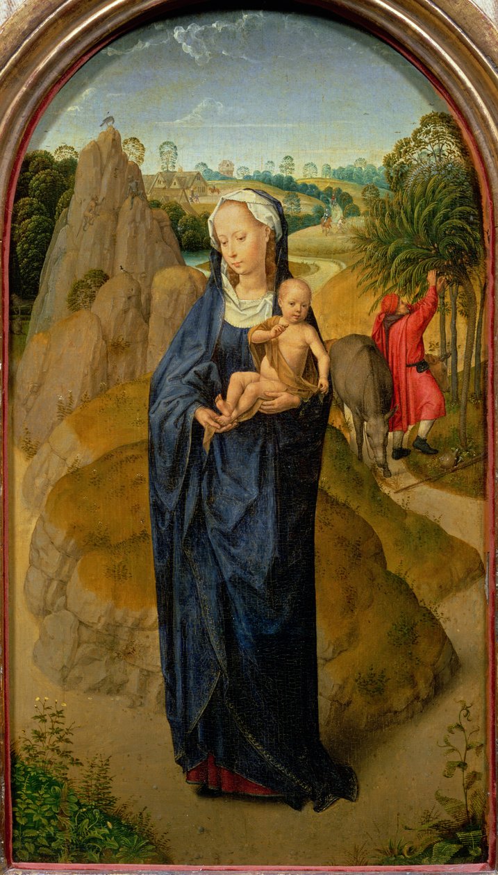 Le repos pendant la fuite en Égypte - Hans Memling