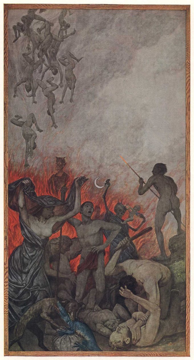 Les enfers - Hans Thoma
